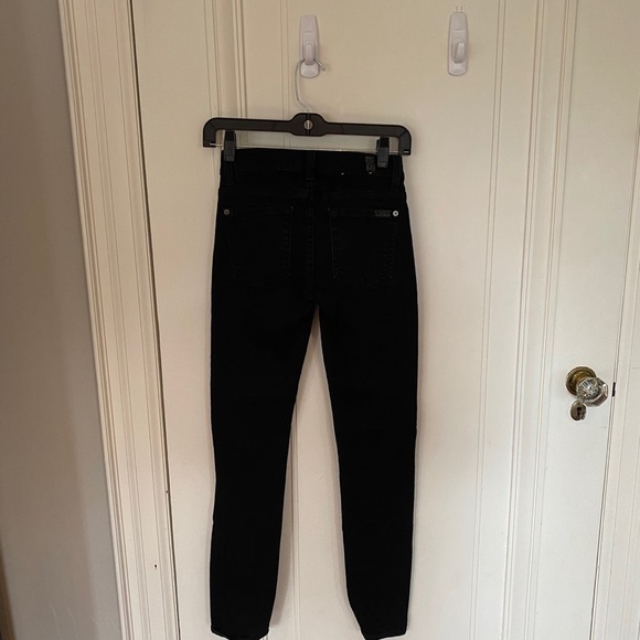 7 For All Mankind Black Jeans - Picture 5 of 7